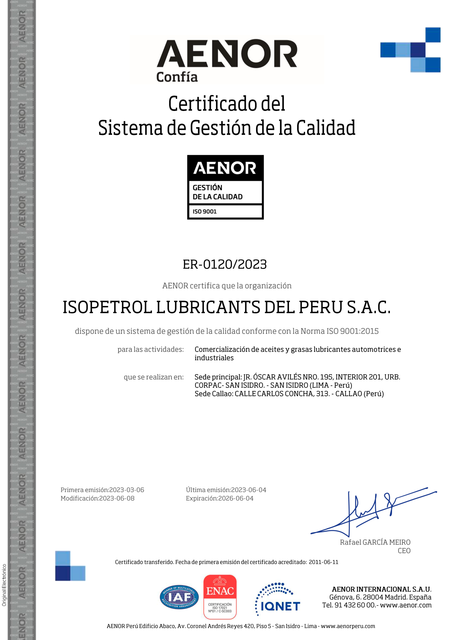 Certificaciones 004